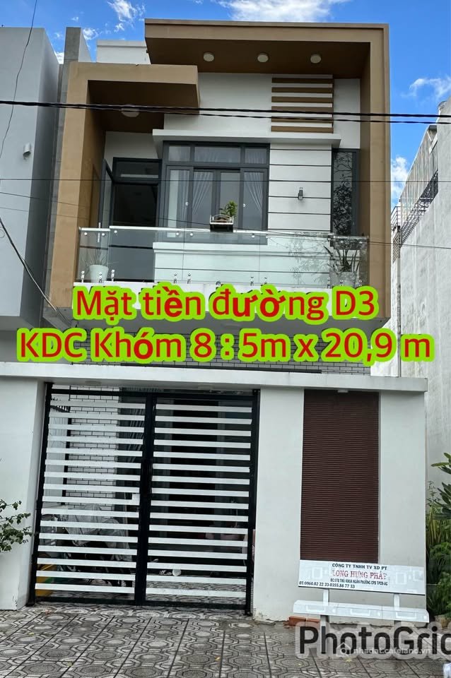 Bán nhà riêng: Bán nhà mặt tiền đường D3, phường Châu Phú, Thành phố Châu Đốc, A