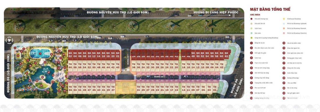 Bán biệt thự: Bán Essensia Broadway liền kề metro số 4. Liên hệ PKD CĐT 09467878