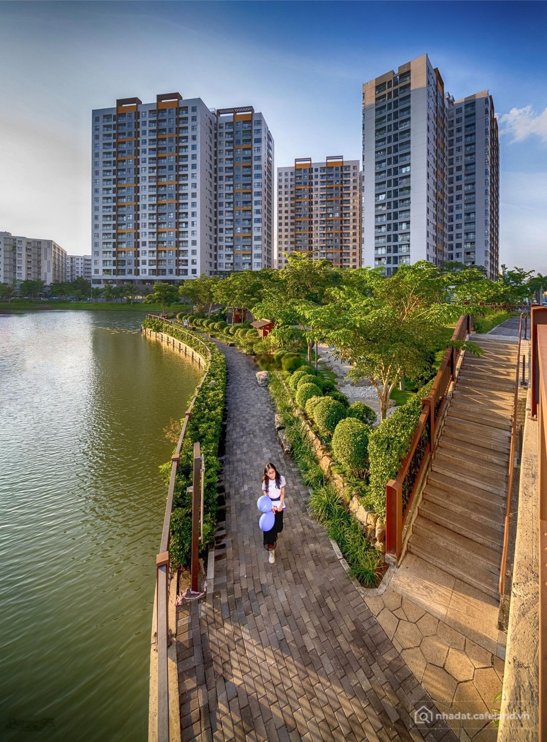 Bán biệt thự: [hiếm]bán dãy nhà phố liền kề 2 mt trước sau view sông-6x21m-giá t