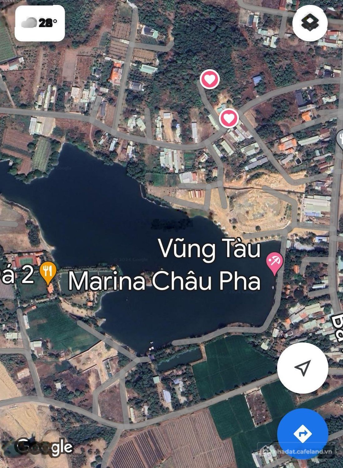 Bán đất thổ cư: Cần bán gấp đất Châu Pha giá rẻ TP Phú Mỹ liền kề khu công nghiệ