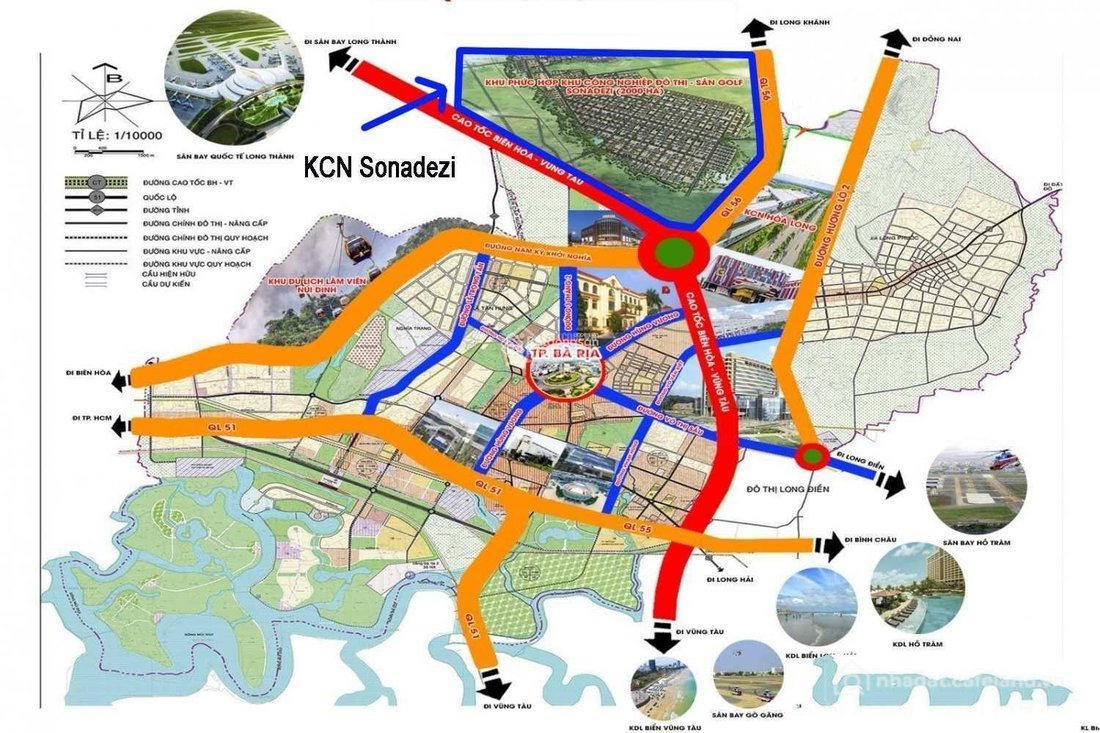 Bán đất thổ cư: Bán 2.000 m2 đất cạnh KCN Sonadezi Châu Đức. Ngang 50m giá rẻ