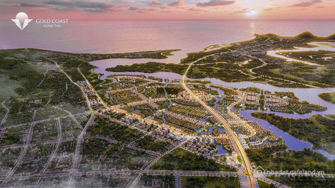 Bán biệt thự: Bán nhà phố liền kề dự án Gold Coast Vũng Tàu, 120m2 view đẹp