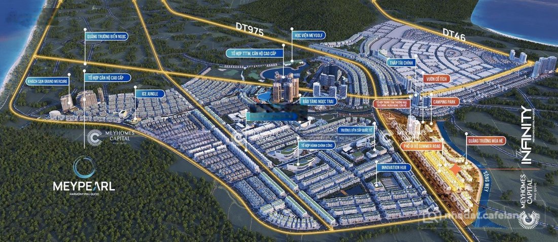 Bán nhà phố dự án: Chỉ 6 tỷ sở hữu shophouse 2 mặt tiền đường DT975. Vỉa hè 7.5m