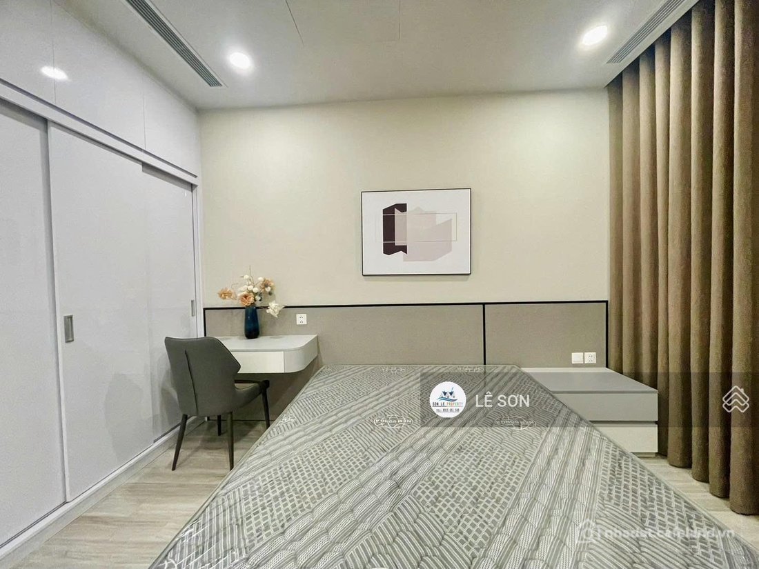 Căn hộ chung cư: Cho thuê chung cư mipec tower 87m, 2 phòng ngủ đủ đồ lh 0915651