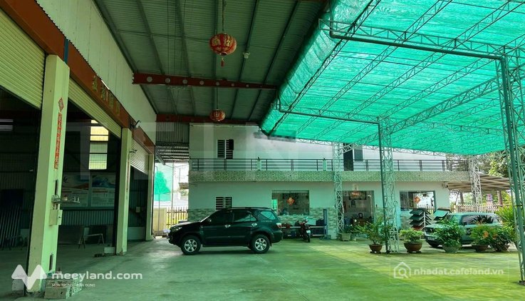 Cho thuê nhà kho - Xưởng: Kho xưởng bãi 4.000m² kho xây dựng 1.716m² mặt tiền đư