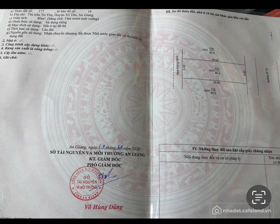 Bán đất thổ cư: Đất chính chủ