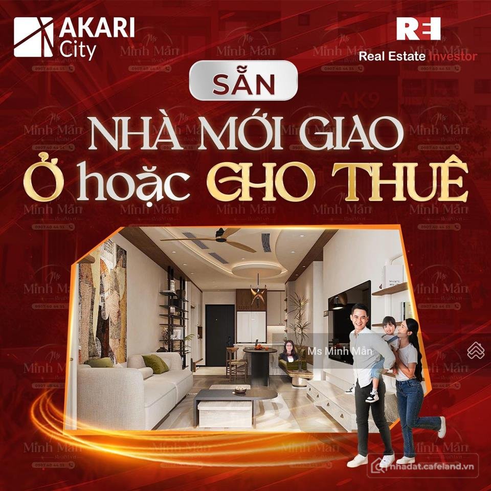 Bán căn hộ chung cư: Chủ bán giá lỗ akari city nam long giai đoạn 2 mới bàn giao