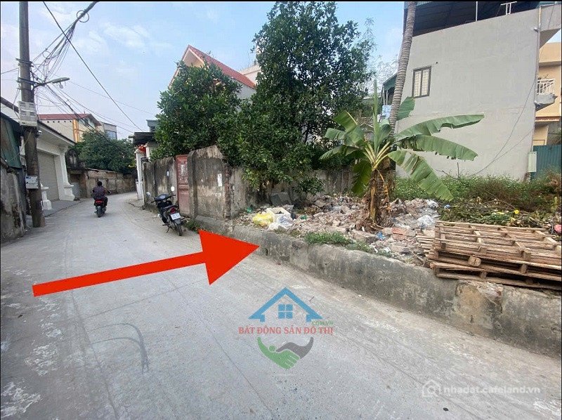 Bán đất thổ cư: Bán đất Song Khê Tam Hưng Thanh Oai, 46m2 vuông vắn, ô tô tránh,