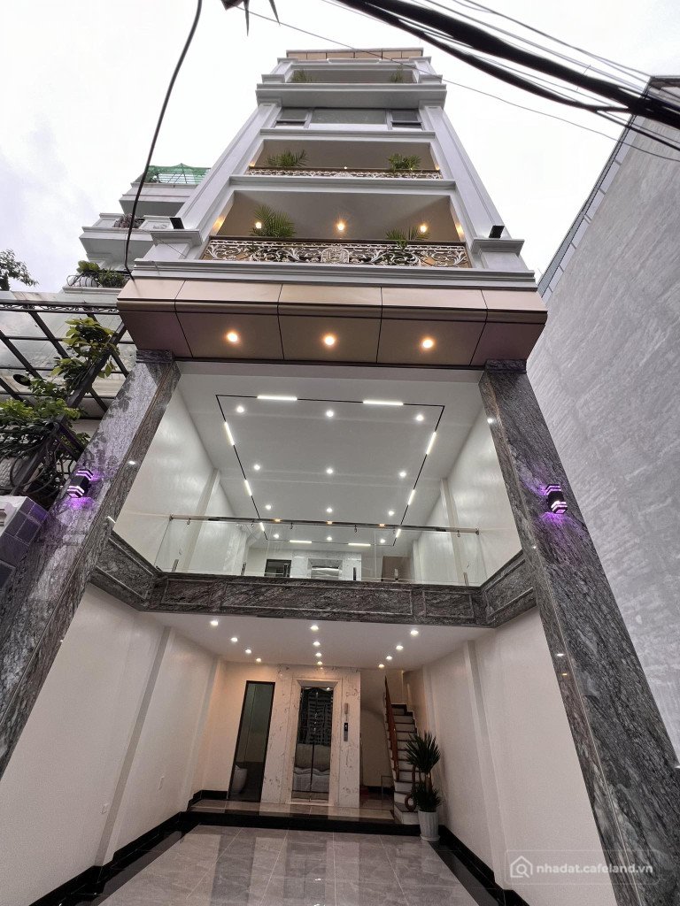 Bán nhà riêng: Bán nhà Phân Lô Bùi Huy Bích, Thịnh Liệt, 80m2 x 7 tầng, Thang Má