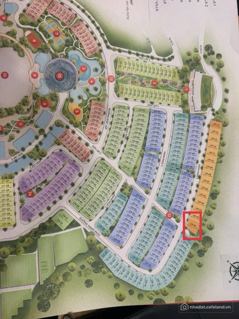 Bán nhà riêng: Bán villa La tiên 346m² full thổ cư ngang 15m giá 45 tỷ tại Đường