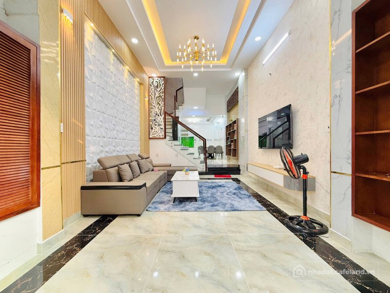 Bán nhà riêng: Nhà 4 tầng mới đẹp gần ĐH Công Nghiệp – 60m² – 5PN Master – Hẻm x