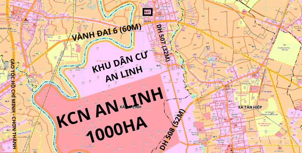 Bán đất thổ cư: ĐÓN ĐẦU QUY HOẠCH - ĐẦU TƯ ĐẤT NGAY KHU CÔNG NGHIỆP 1000 HA TẠI 