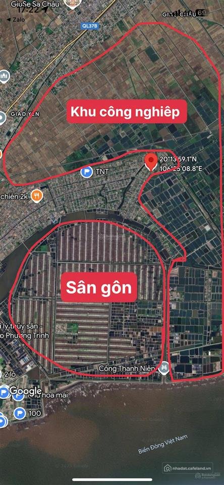 Bán đất thổ cư: Chính chủ tôi cần bán đất công nghiệp vsip hải long giao thủy gi