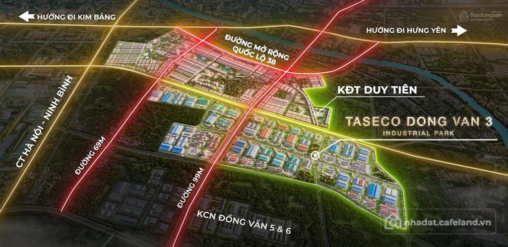 Bán kho, nhà xưởng: Trực tiếp cđt khu công nghiệp đồng văn iii hà nam bán đất từ