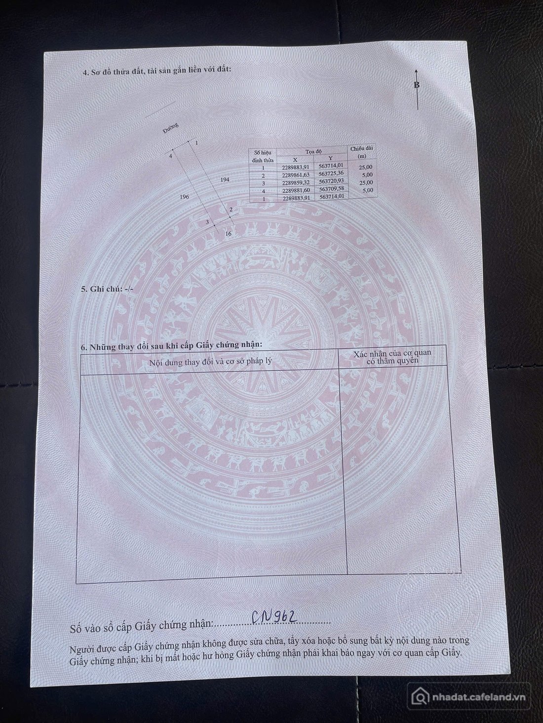 Bán đất thổ cư: 125m2 TRỤC CHÍNH KINH DOANH ĐỒNG QUAN TIÊN LỮ HY ( sẵn sổ đỏ )