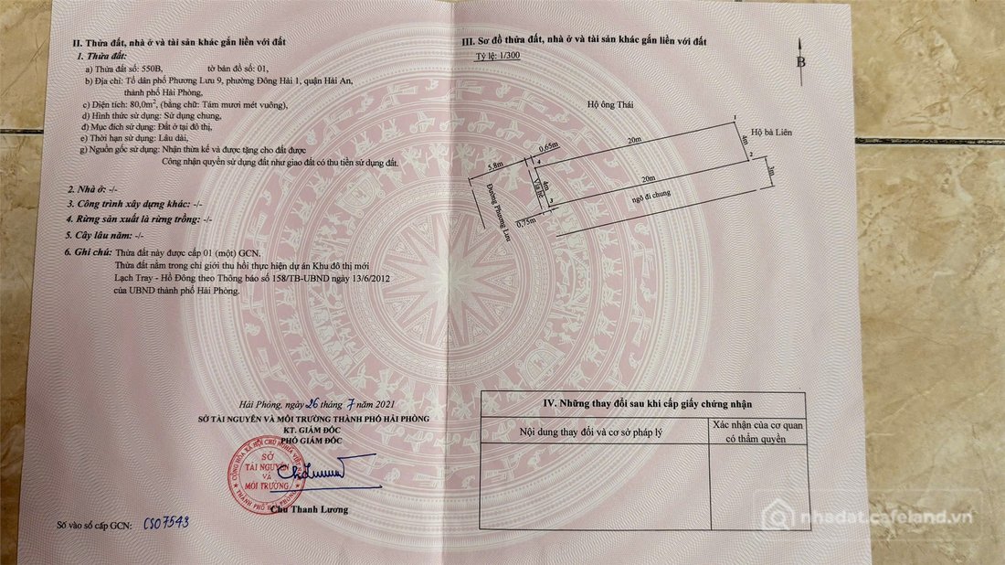 Bán nhà riêng: Chính Chủ Bán Đất Tặng Nhà MẶT TIỀN Đường Phương Lưu, Đông Hải 1,