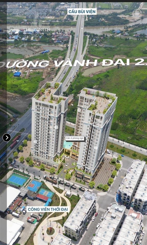 Bán căn hộ chung cư: Vốn 600 triệu sở hữu căn hộ the zenith 68m2 2n2w từ 32tr/m2