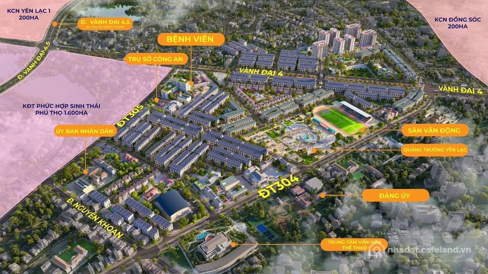 Bán đất thổ cư: Đất Nền Lõi Trung Tâm Yên Lạc – Dragon City, Cơ Hội Không Lặp Lạ