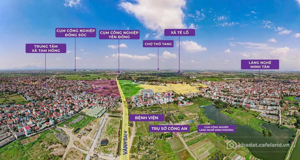 Bán đất thổ cư: Vì sao người dân Yên Lạc đang đổ xô tìm hiểu Dragon City – đất l
