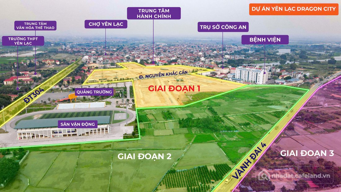 Bán đất thổ cư: ĐẤT LÕI TRUNG TÂM YÊN LẠC – DRAGON CITY ĐANG GÂY SỐT NHÀ ĐẦU TƯ