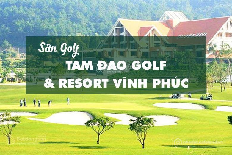 Bán đất thổ cư: Bán lô biệt thự nghỉ dưỡng siêu vip mặt sân golf tam đảo phú thọ