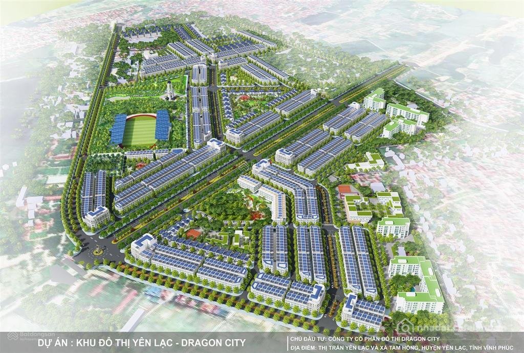Bán đất thổ cư: Khu đô thị yên lạc dragon city