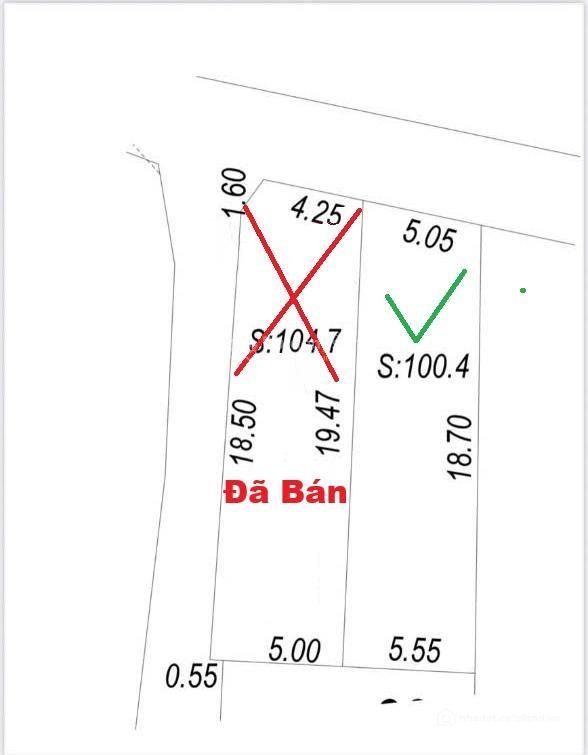 Bán đất thổ cư: Bán đất nở hậu tài lộc sát kcn danh thắng 100.4m2 giá đầu tư