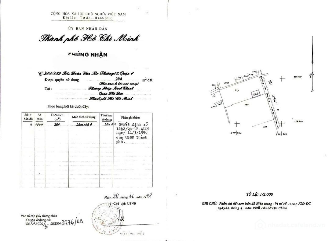 Bán đất thổ cư: GIÁ TỐT - CHÍNH CHỦ Cần Bán Nhanh Lô Đất Đẹp Mặt Tiền Đường Hiệp
