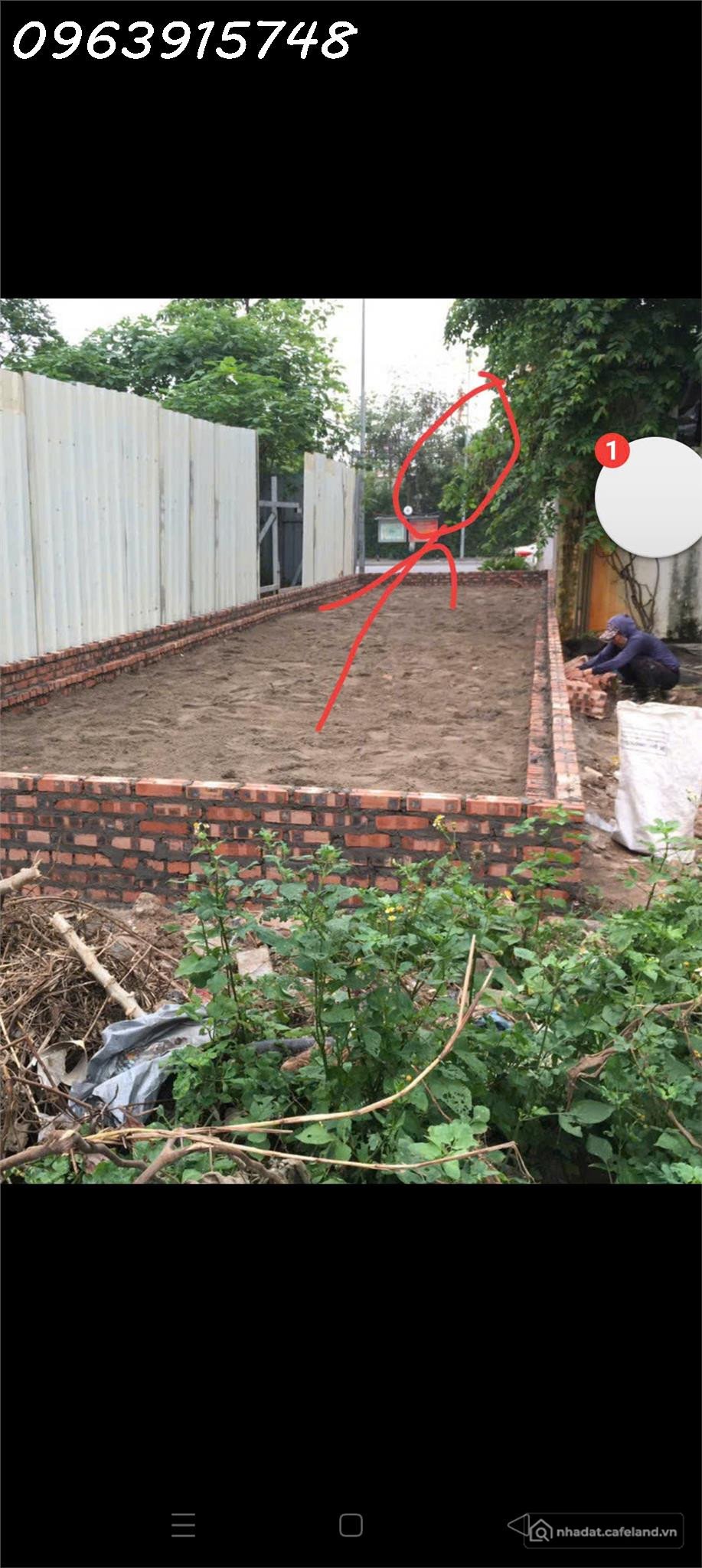 Cho thuê đất: Chính chủ cho thuê đất, cổng vào Khu đô thị mới Lideco, Hoài Đức, 