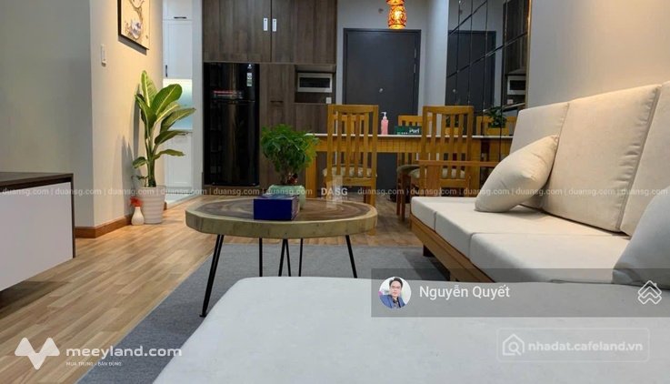 Cho thuê căn hộ chung cư: Cho thuê Diamond Riverside 2pn 2wc full nthat như hình