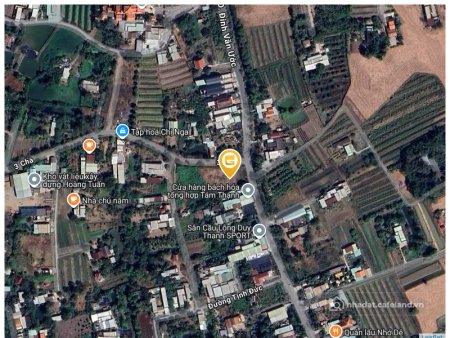 Bán đất thổ cư: Đất vườn 1000m2 mặt tiền Ba Chả, phủ hồng toàn bộ, Hưng Long, Bì