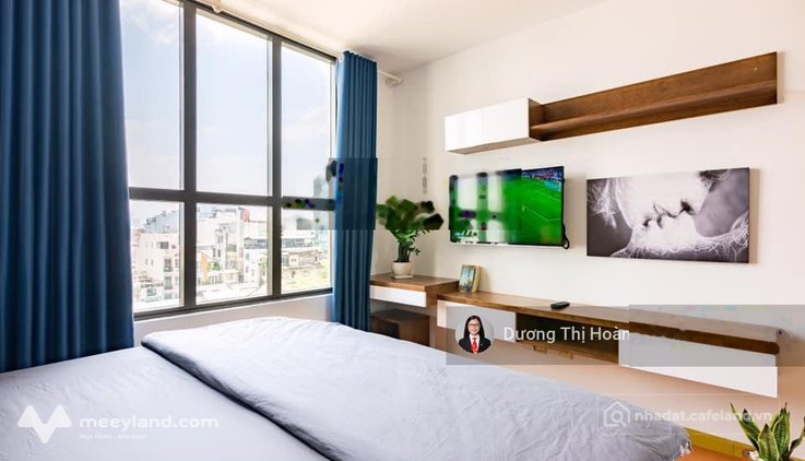 Cho thuê căn hộ chung cư: 18 triệu, ICON 56, liền kề Q1, 79m2, 2PN, view sông SG