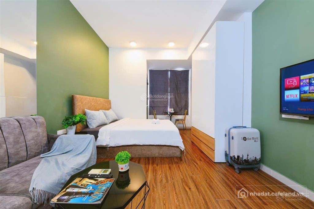 Bán căn hộ chung cư: Bán căn hộ studio river gate 35m2, full nội thất view thoán