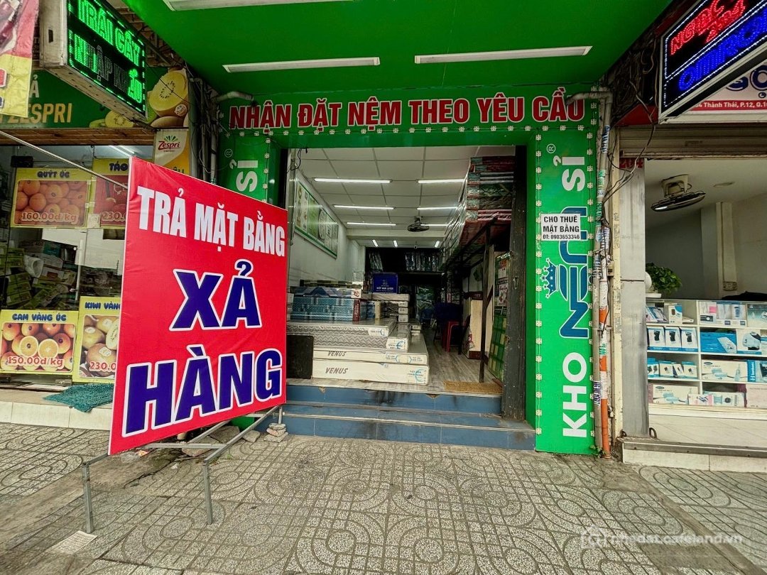 Cho thuê đất: Mặt Tiền Kinh Doanh Sầm Uất Ngay Chung Cư Kingdom Tô Hiến Thành