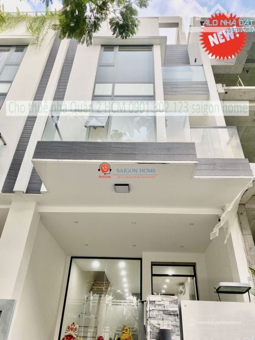 Cho thuê đất: Cho thuê Nhà Phố Saigon mystery Đảo Kim Cương Quận 2 Hầm 4 tầng nổ