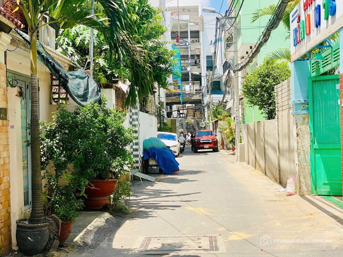 Bán nhà riêng: Hẻm xe hơi Nơ Trang Long P7 thông Hoàng Hoa Thám (4x14) 5 tầng ô 