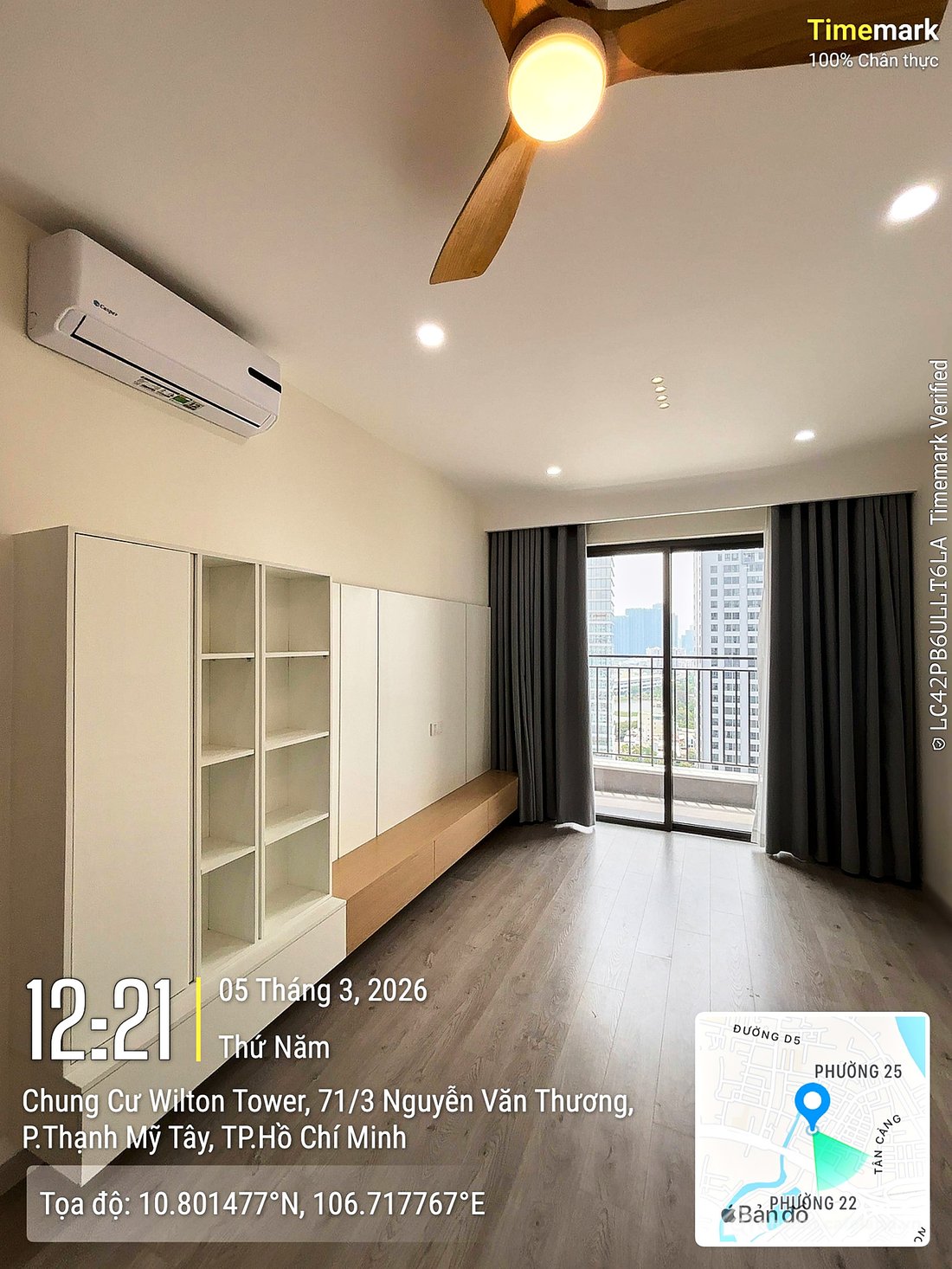 Bán căn hộ chung cư: Căn hộ 2 phòng ngủ Wilton Tower Bình Thạnh – Không gian sốn