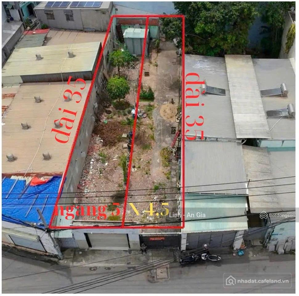 Bán đất thổ cư: Bán lô đất mặt tiền đường p. tăng nhơn phú, tp. thủ đức dt 5x35m