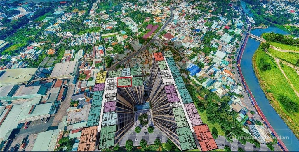 Bán căn hộ chung cư: Bán gấp căn 2 pn a&t sky garden b14 view nội khu hồ bơi đã 