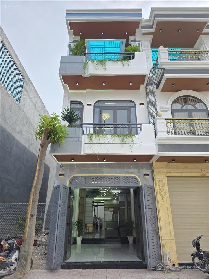 Bán nhà riêng: Bán nhà mới 1t2l 4x17m, đường d1 kdc lê phong bình chuẩn 1, full 