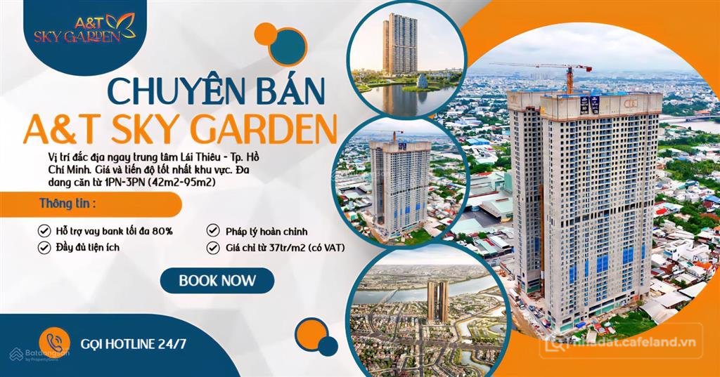 Bán căn hộ chung cư: Chuyên bán căn hộ a&t sky garden lái thiêu nắm full rổ hàng