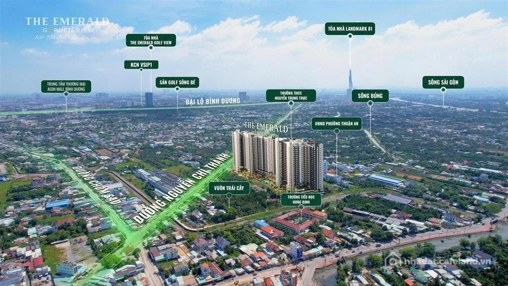 Bán căn hộ chung cư: Giá tuyệt chủng thanh toán 15% căn hộ the emerald garden vi