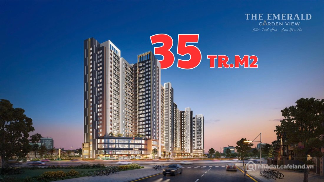 Bán căn hộ chung cư: The Emerald Garden View - Chỉ 1,39 tỷ sở hữu căn hộ trung t