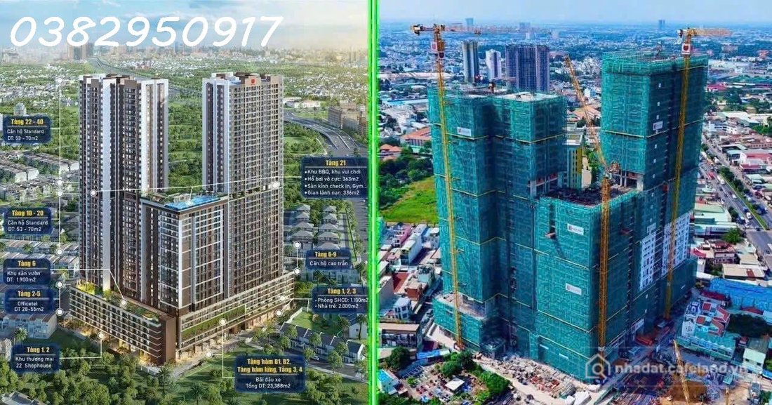 Bán căn hộ chung cư: Bán căn hộ chung cư PiCity Sky Park Dĩ An, căn đẹp, giá tốt