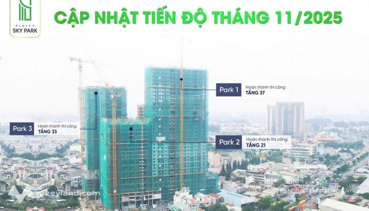 Bán căn hộ chung cư: Kẹt tiền cần bán gấp căn hộ CC tại PiCity Sky Park, giá: 3 