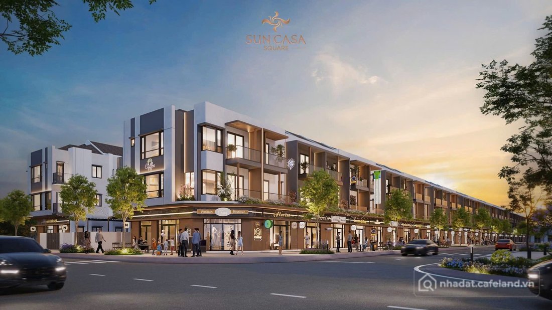 Bán nhà riêng: Shophouse 3 tầng dự án Suncasa Central mặt tiền đường Đại lộ Dân 