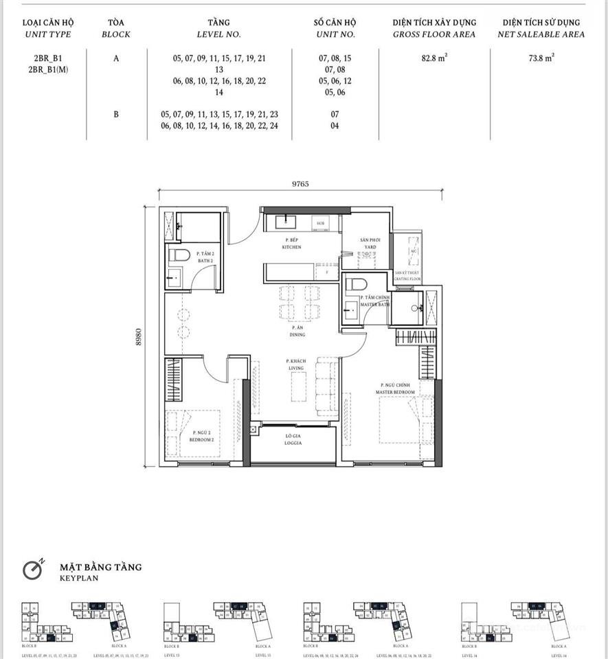 Bán căn hộ chung cư: Căn 2pn orchard grand view bao quát hồ bơi