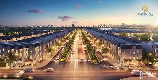 Bán đất thổ cư: Bán đất the sol city mặt tiền đường vĩnh phú 41 (50m), xã long t