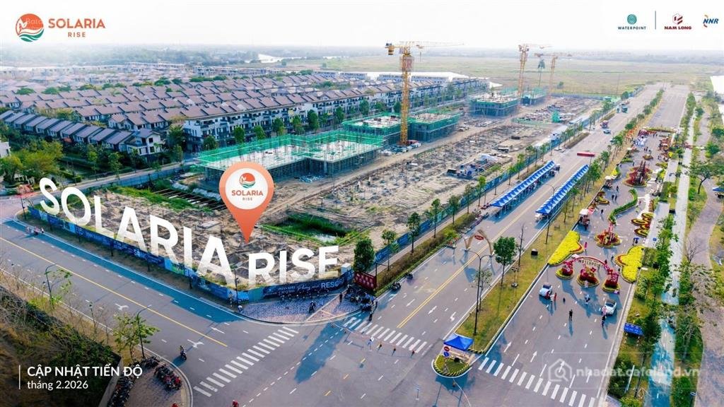 Bán căn hộ chung cư: Cập nhật tiến độ mới nhất tháng 2/2026 căn hộ solaria rise 