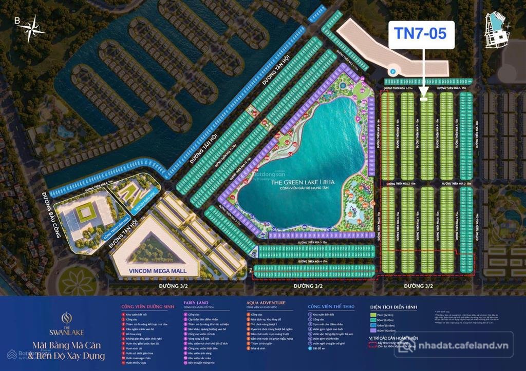 Bán nhà riêng: Siêu phẩm tn405 4,93 tỷ, 75 m2 swan lake vinhomes green city ck 2